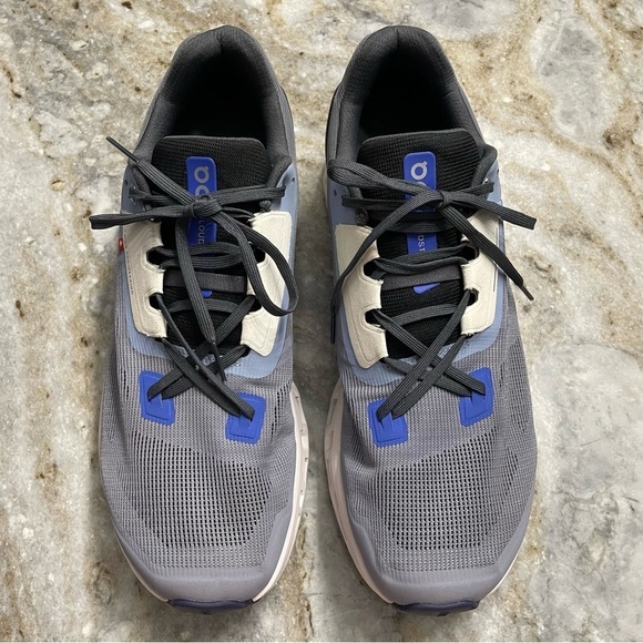 On Running Cloudstratus Men’s size 13 Sneakers, Fossil/Midnigh main image 10